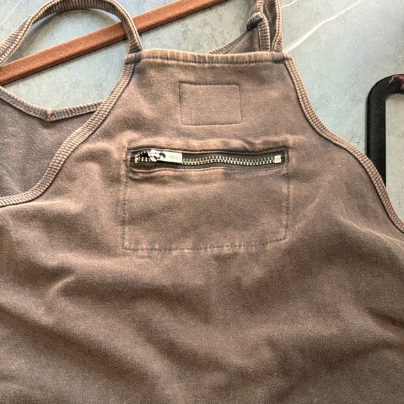 Free People FP Movement Hot Shot Jumpsuit Black Sleeveless Jumpsuit with Pockets - Picture 3 of 5